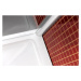 POLYSAN LUCIS LINE půlkruhová sprchová zástěna 900x900, čiré sklo DL3615