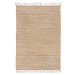 Flair Rugs koberce Kusový koberec Levi Chenille Jute Natural - 60x110 cm