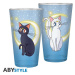 Sklenice Sailor Moon - Luna & Artemis 400 ml