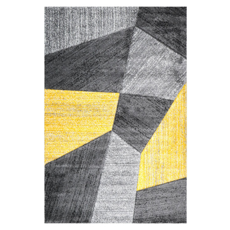 Kusový koberec WARNER AG004 Yellow 80x150 cm