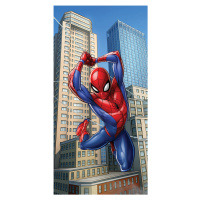 TipTrade Bavlněná froté osuška 70x140 cm - Spider-man Operace Silver