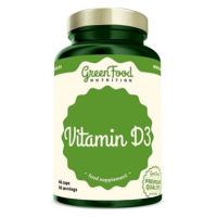 GreenFood Nutrition Vitamín D3 60 kapslí