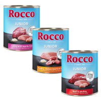 Míchané balení na vyzkoušení Rocco Junior 6 x 800 g - Junior