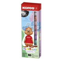 Kores Plastelína Pastel 10 × 20 g, 10 barev