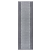 Běhoun Basic 105488 Light Grey 80x300 cm