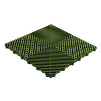 Swisstrax dlaždice modulární podlahy typu Ribtrax Pro 40×40 cm barva Turf Green zelená