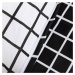 Povlečení 100% bavlna | REYES | bavlněné dvoubarevné černobílé | 220x200 cm | 825700 Homla