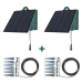 Irrigatia Solární automatické zavlažovaní 2 x SOL-C24L + 2 x rozširující sada 12 odkapávačů (48 