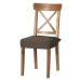 Dekoria Sedák na židli IKEA Ingolf, hnědá, židle Inglof, Etna, 705-08