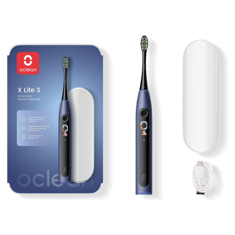 Oclean X Lite S Smart pouzdro a sonický kartáček modrý