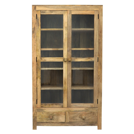 indickynabytek.cz - Vitrína Hina100x180x45 z mangového dřeva LAKŠMI