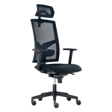 Kancelářská židle / Herní křeslo MAIKONG, černá ALBA