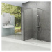 Ravak WALK-IN WALL Black  70 - černá sprchová zástěna 700 x 2000 mm - bez vzpěry