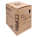 Nimco Odpadkový koš KOS9005 - 5 litrů, nerezový matný oválný čtverec (KOS9005-10) Soft Close zav