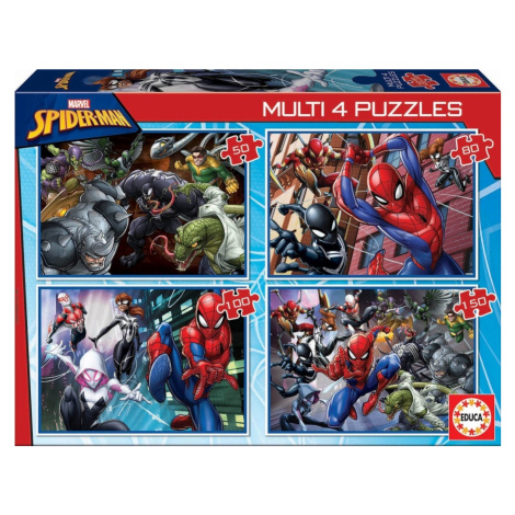 Puzzle Spiderman 4v1 Educa