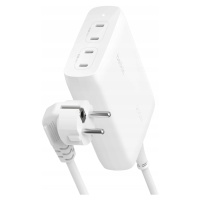 Stolní síťová nabíječka Belkin Boost 200W GaN, 4 porty Usb-c, 140W +60W