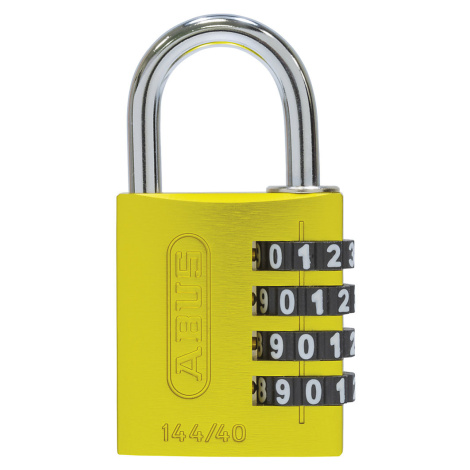 ABUS Hliníkový číslicový zámek, 144/40 Lock-Tag, bal.j. 6 ks, žlutá
