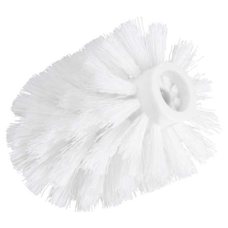Bílá náhradní hlavice pro WC kartáč Wenko, ø 8,5 cm