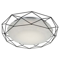 Bílé LED stropní svítidlo s kovovým stínidlem 43x43 cm Sven – Candellux Lighting