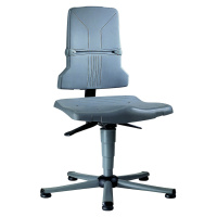 bimos Pracovní otočná židle SINTEC, plast, standardní provedení, podstavec z ocelové trubky s pě
