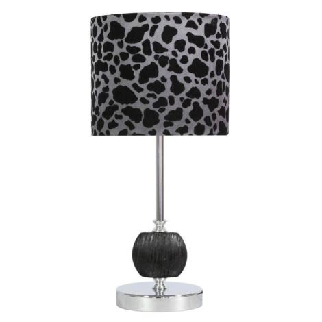 Stolní lampa chrom/černá Cort CANDELLUX