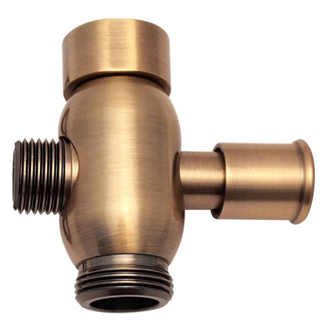 Sapho Přepínač sprchového sloupu F3/4"-M1/2"xM3/4", bronz (ANTEA, VANITY)