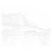 Malování podle čísel - BROOKLYNSKÝ MOST, USA (TED DAVIS) Rozměr: 40x50 cm, Rámování: vypnuté plá