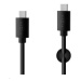 Fixed datový a nabíjecí kabel, USB-C -> USB-C, podpora PD, 60 W, délka 1 m, černá