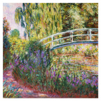 Obrazová reprodukce Pond with Water Lilies (1900), Claude Monet, 40 × 40 cm