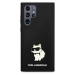 Zadní kryt Karl Lagerfeld Liquid Silicone Choupette NFT pro Samsung Galaxy S23 Ultra, black