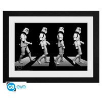 Star Wars Zarámovaný plakát - Stormtrooper Crossing