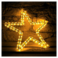 DecoLED LED světelná hvězda na VO,pr.40cm, teple bílá