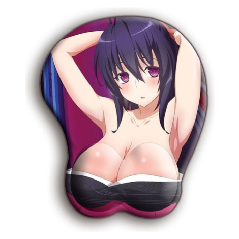 Herní podložka pod myš Highschool DxD - Akeno s 3D podpěrkou zápěstí Sakami Merchandise