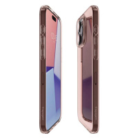 Pouzdro Spigen Crystal Flex pro iPhone 15 Pro Max - růžové průsvitné