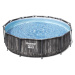 Bazén STEEL PRO MAX 3.66 x 1.00 m s filtrací vzor prkno, 5614X