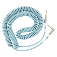 Fender Original Series 30' Coil Cable Daphne Blue