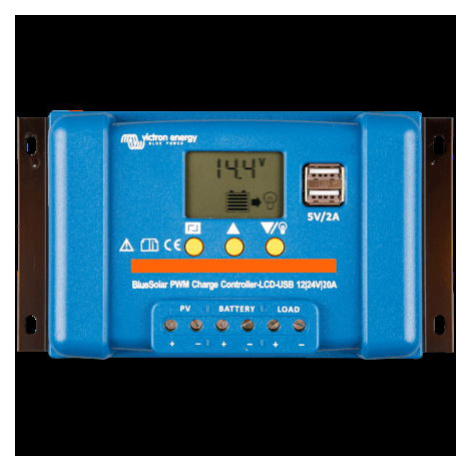 Solární regulátor nabíjení Victron Energy BlueSolar PMW LCD&USB proud 20 A