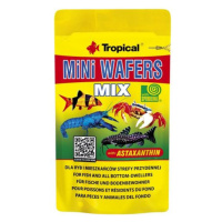 Tropical MiNi Wafers Mix 18g krmivo v podobě oplatky pro ryby žijících u dna