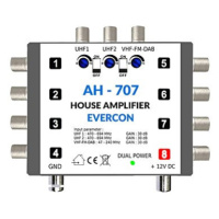 Evercon AH-707 Domovní zesilovač 30 dB pro 4 - 8 TV