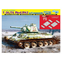 Model Kit tank 6621 - T-34/76 Mod.1943 w/Commander Cupola No. 112 Factory (1:35)