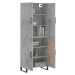 vidaXL Skříň highboard betonově šedá 69,5x34x180 cm kompozitní dřevo