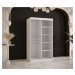 Šatní skříň Abi Sosna 2 Barva korpusu: Bílá, Rozměry: 200 cm, Dveře: Sosna + zrcadlo