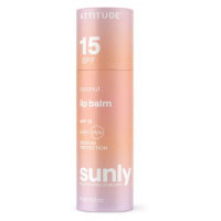 ATTITUDE Ochranný minerální balzám na rty s vůní kokosu SPF15 8.5g