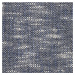 Pléd | NORI | bavlna s modrým vzorem | 130x170 cm | 876580 Homla