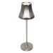 Retro stolní lampa gunmetal dobíjecí IP44 - Granny