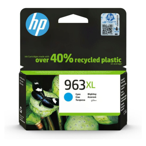 HP 963XL originální inkoustová kazeta azurová 3JA27AE Azurová