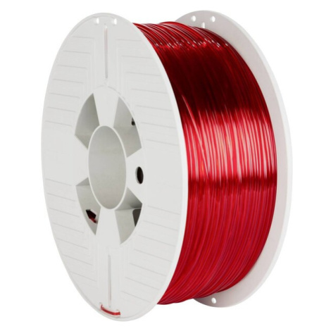 VERBATIM filament do 3D tiskárny PET-G 2.85mm, 123m, 1kg červený průhledný Červená