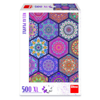 Puzzle Mandaly - 500 XL dílků - Dino