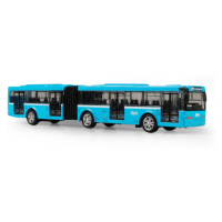 Kovový kloubový autobus DPO Ostrava modrý 18 cm