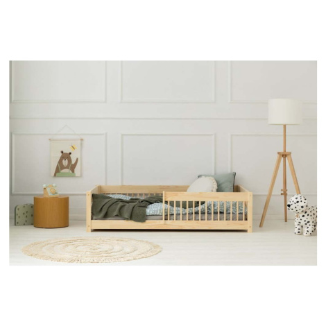 Dětská postel z borovicového dřeva v přírodní barvě 80x190 cm Mila CPW – Adeko